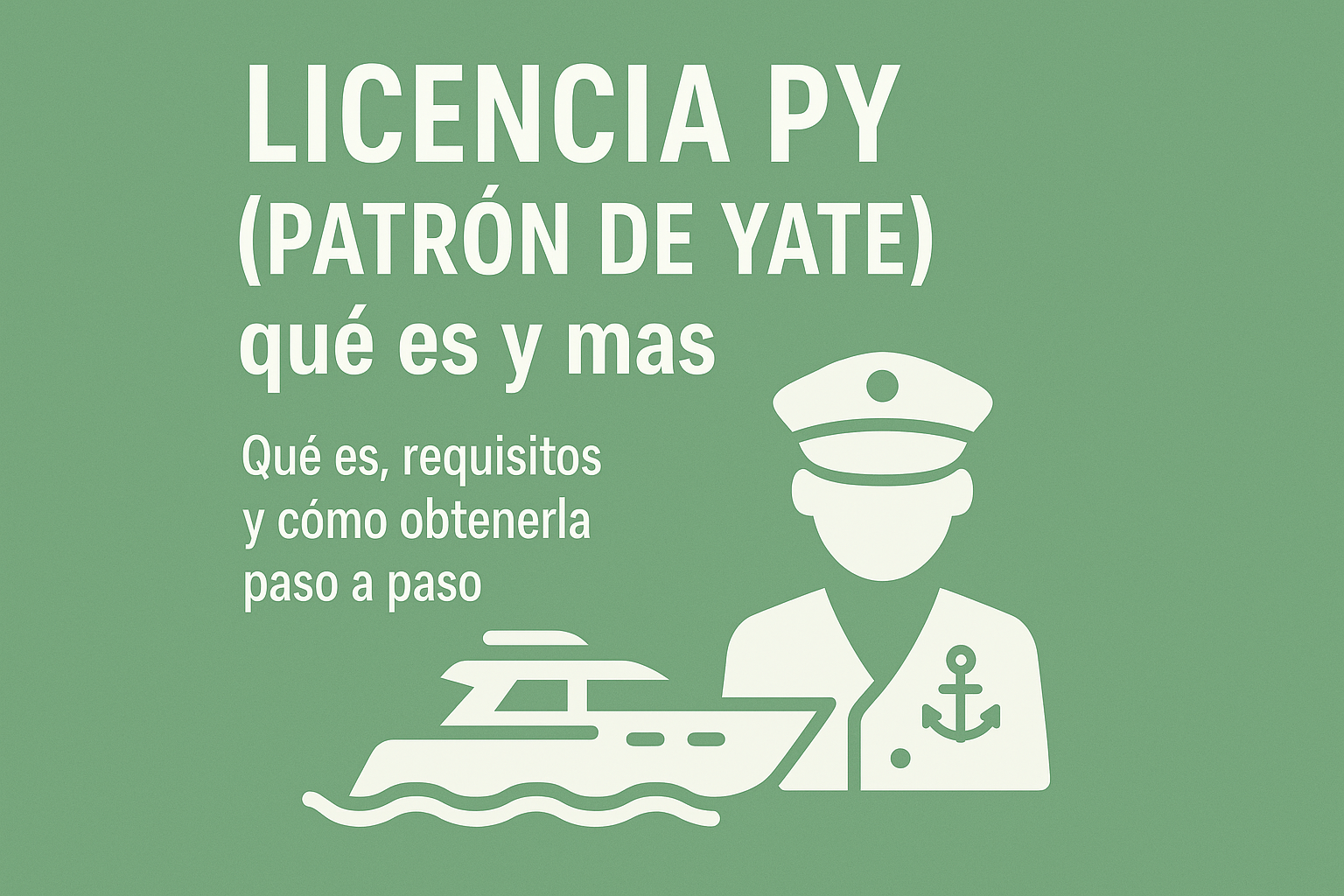 Licencia PY (Patron de Yate)